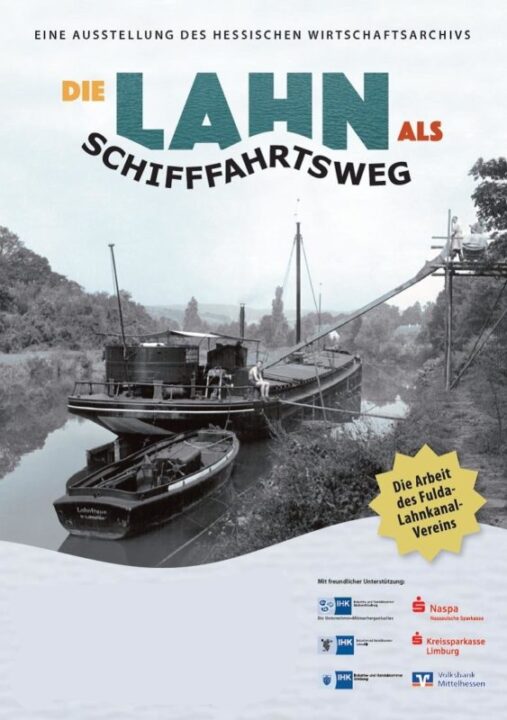 Plakat Die Lahn als Schifffahrtsweg (Quelle: Hessisches Wirtschaftsarchiv)