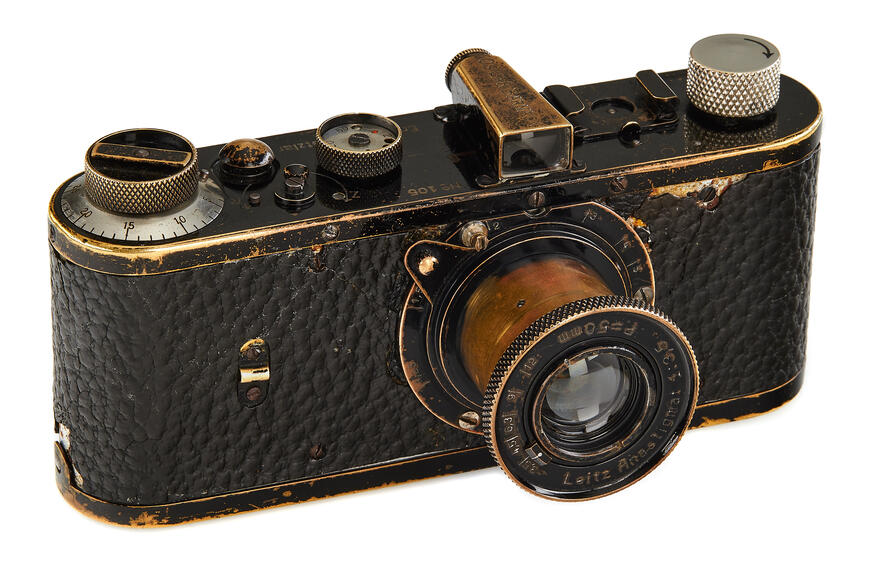 Leica-Prototyp bricht Weltrekord: Die Leica 0-Serie No. 105 wurde für 14,4 Mio. Euro versteigert (Foto: Leica Camera AG)